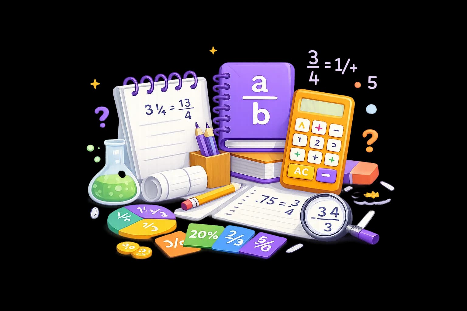 Fractions and Decimals Illustration
