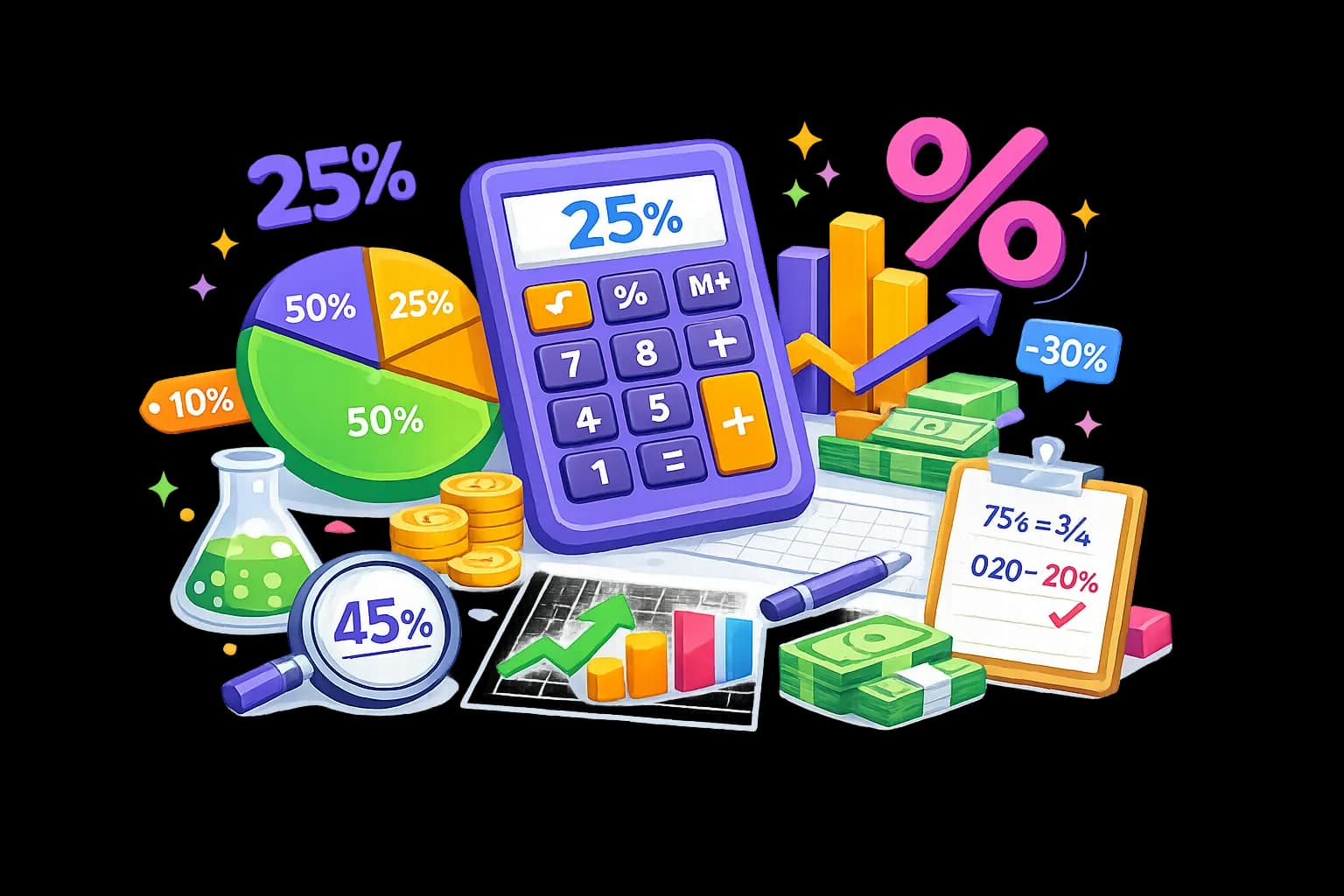 Percentage Illustration