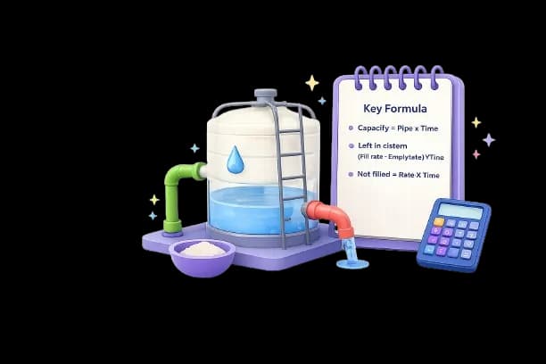 Pipes and Cisterns Illustration