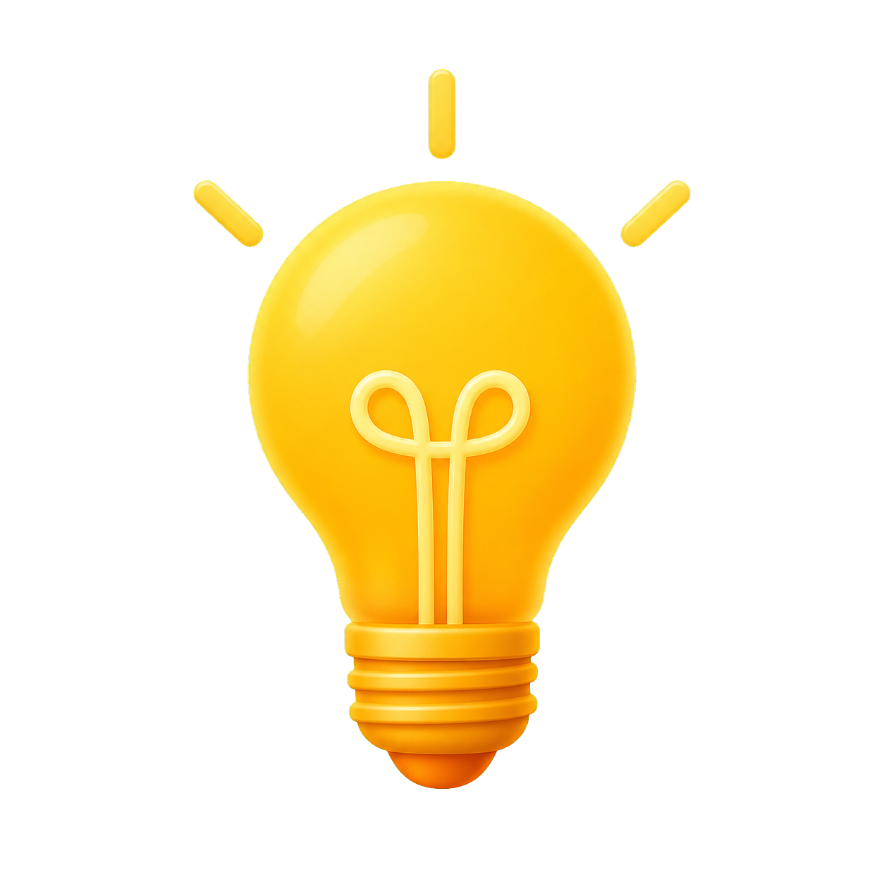 Learning lightbulb illustration